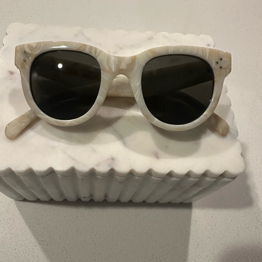 Celine Marble Cream Sunglasses